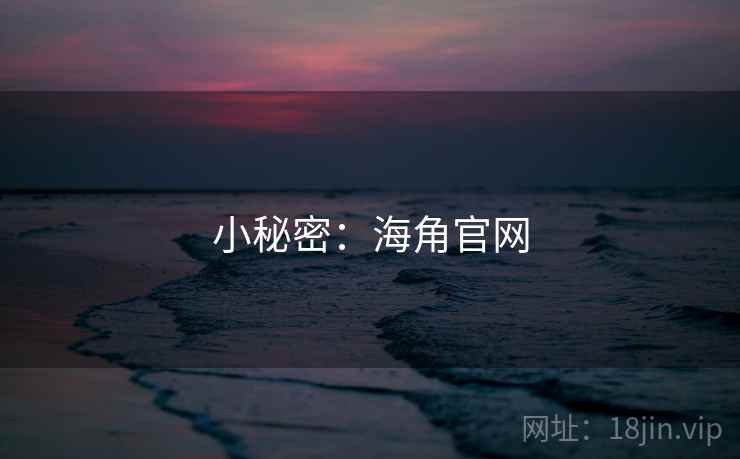 小秘密：海角官网
